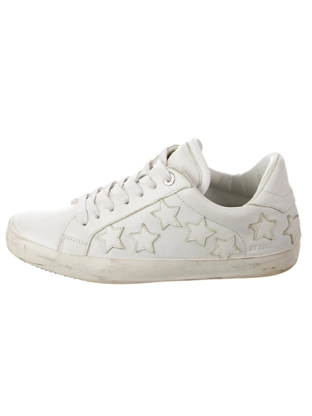 Zadig & Voltaire Zadig Stars White Sneakers size 38